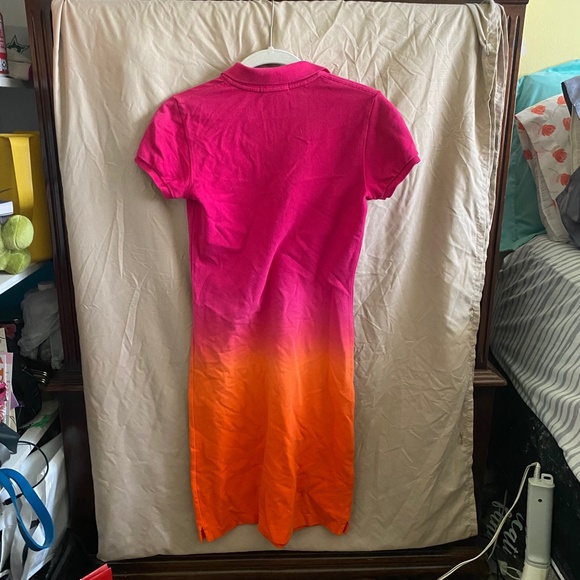 Ralph Lauren Ombre Sunset Polo Dress Size XS - Picture 2 of 5